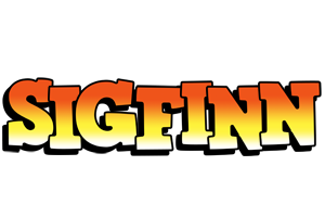 Sigfinn sunset logo
