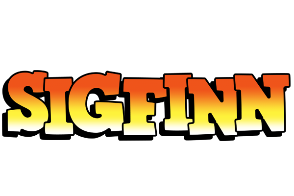 Sigfinn sunset logo
