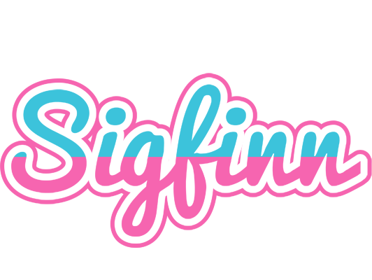Sigfinn woman logo