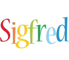 Sigfred birthday logo