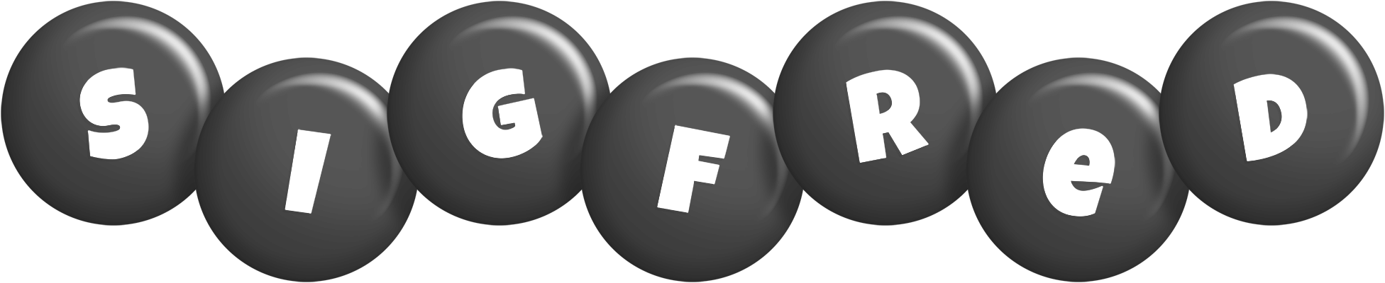 Sigfred candy-black logo