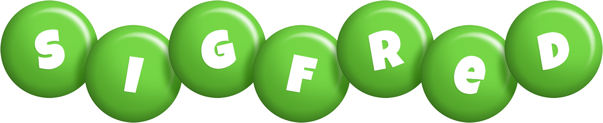 Sigfred candy-green logo