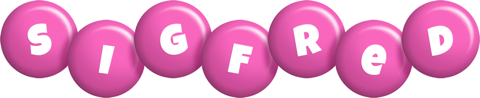 Sigfred candy-pink logo