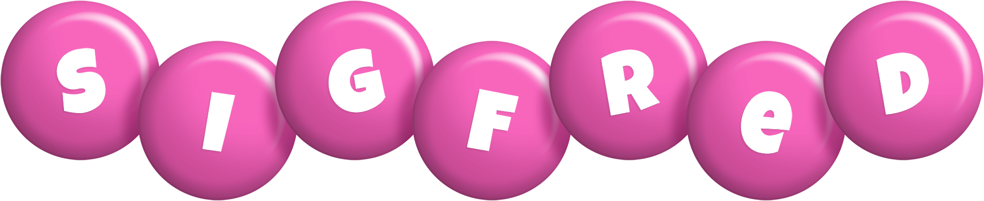 Sigfred candy-pink logo