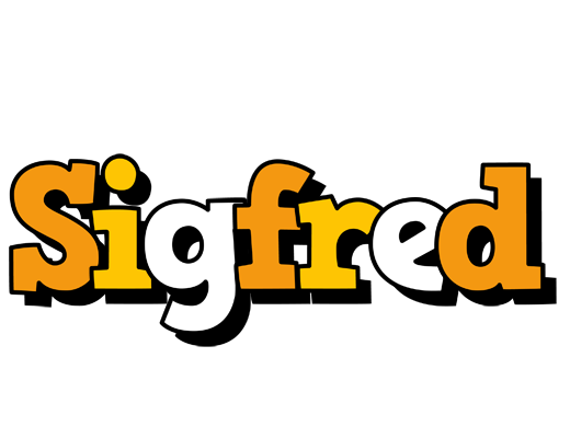 Sigfred cartoon logo