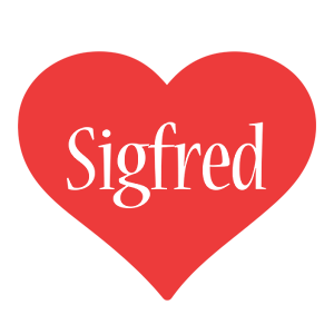 Sigfred love logo