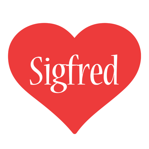 Sigfred love logo