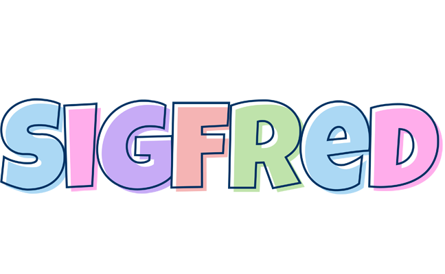 Sigfred pastel logo