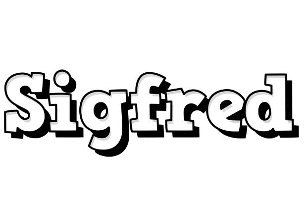 Sigfred snowing logo