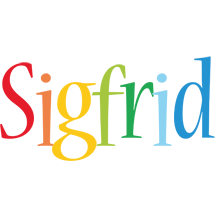 Sigfrid birthday logo