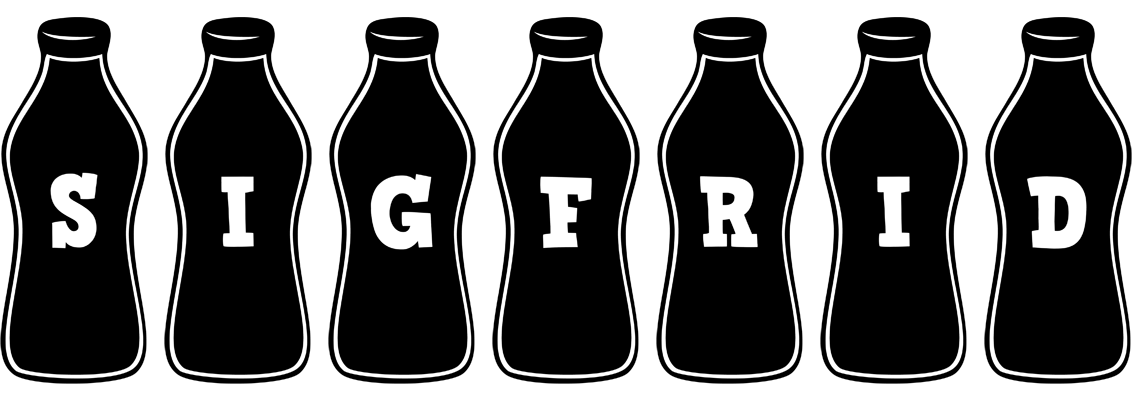 Sigfrid bottle logo