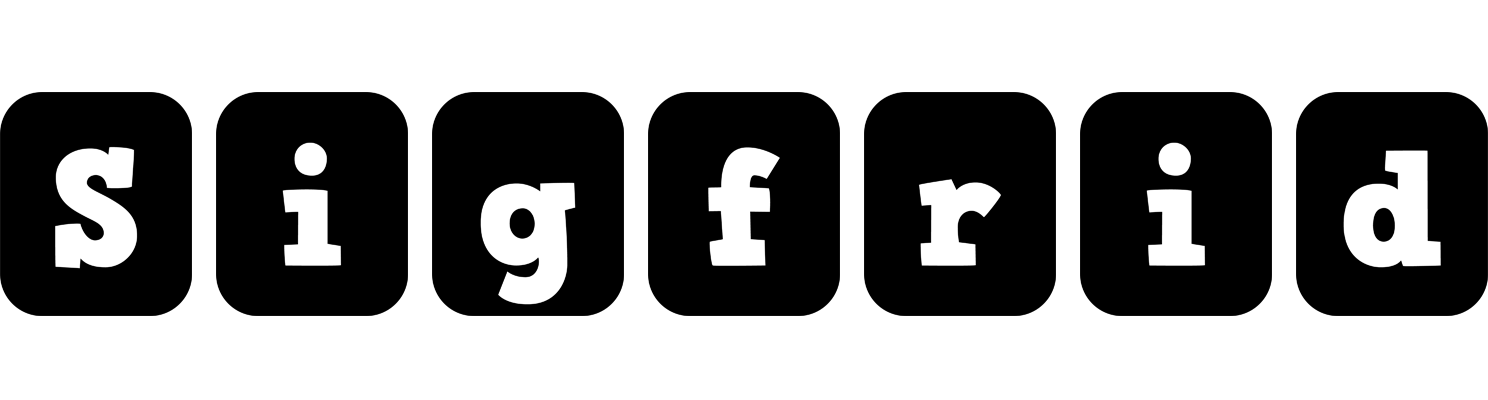Sigfrid box logo