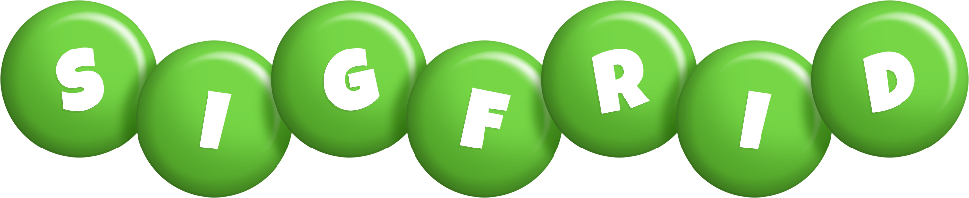 Sigfrid candy-green logo