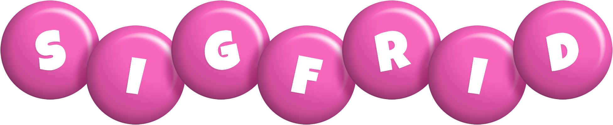 Sigfrid candy-pink logo
