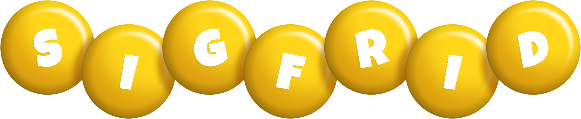 Sigfrid candy-yellow logo