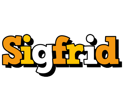 Sigfrid cartoon logo