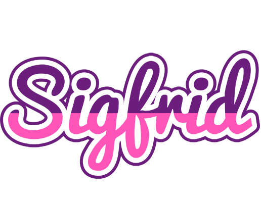 Sigfrid cheerful logo