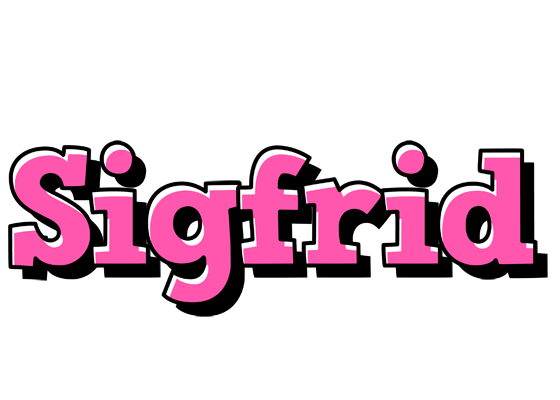 Sigfrid girlish logo