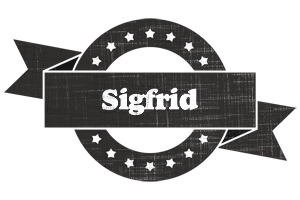 Sigfrid grunge logo