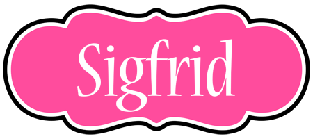 Sigfrid invitation logo