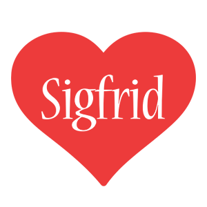 Sigfrid love logo