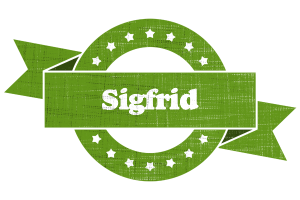 Sigfrid natural logo