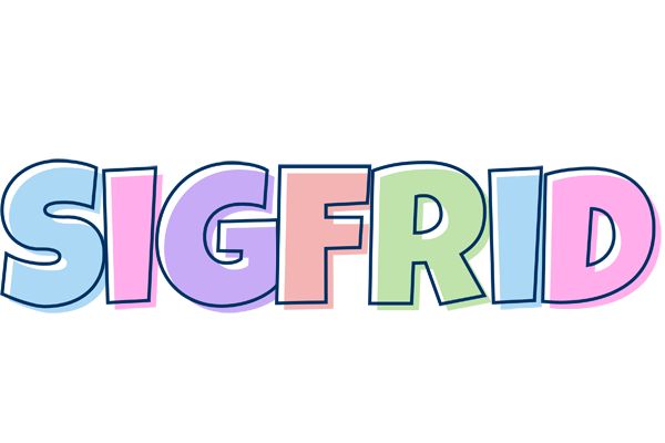 Sigfrid pastel logo