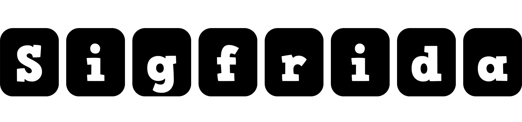 Sigfrida box logo