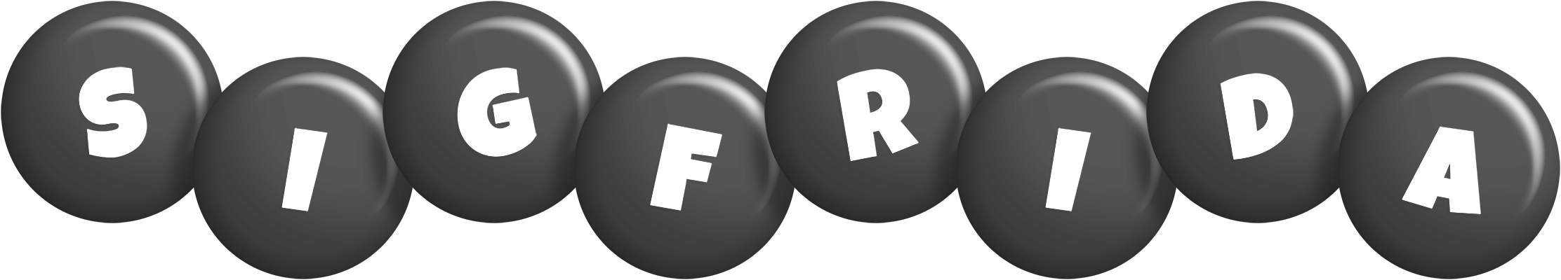 Sigfrida candy-black logo