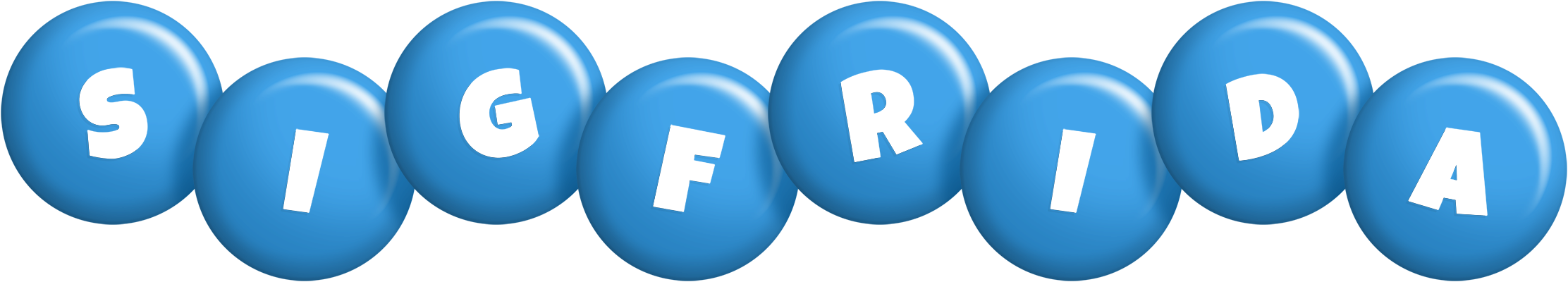 Sigfrida candy-blue logo
