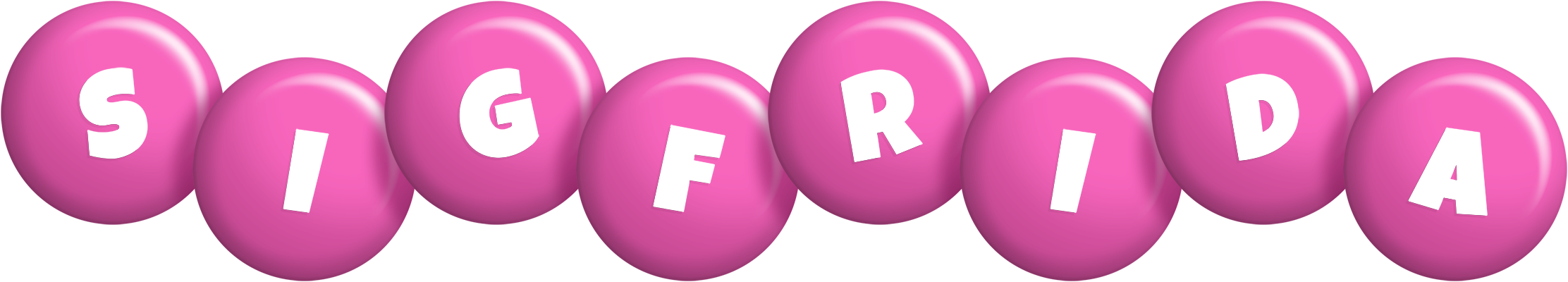 Sigfrida candy-pink logo