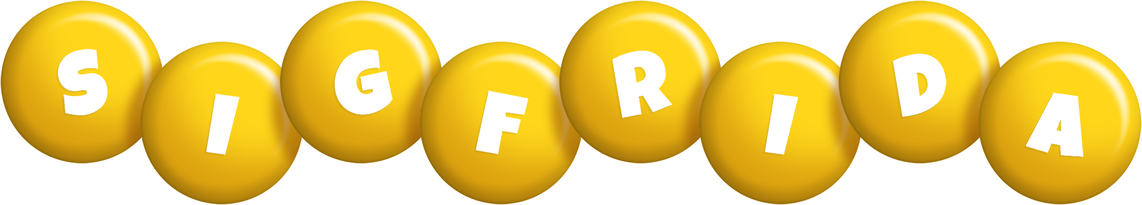 Sigfrida candy-yellow logo