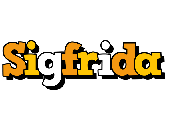 Sigfrida cartoon logo