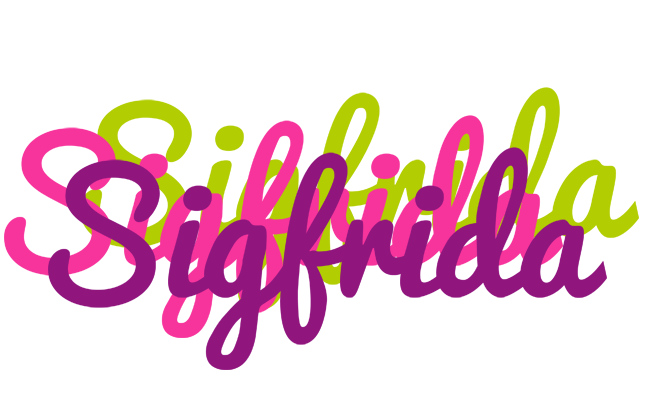 Sigfrida flowers logo