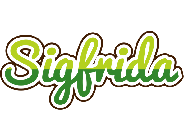 Sigfrida golfing logo