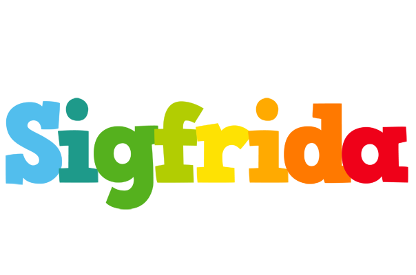 Sigfrida rainbows logo