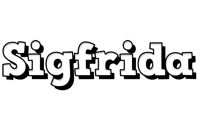 Sigfrida snowing logo