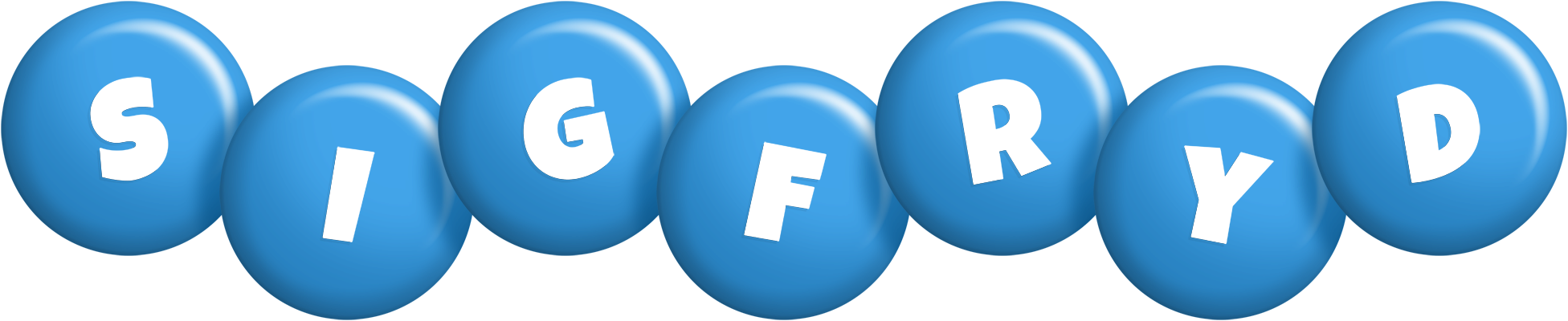 Sigfryd candy-blue logo