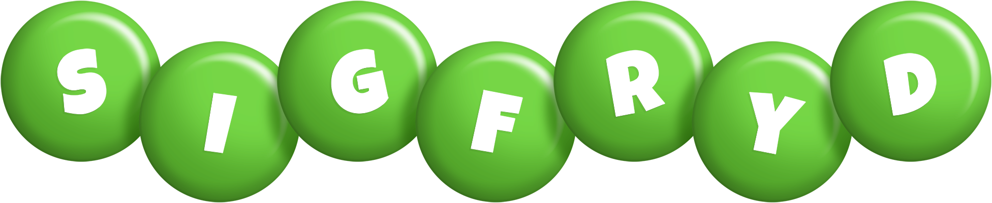 Sigfryd candy-green logo