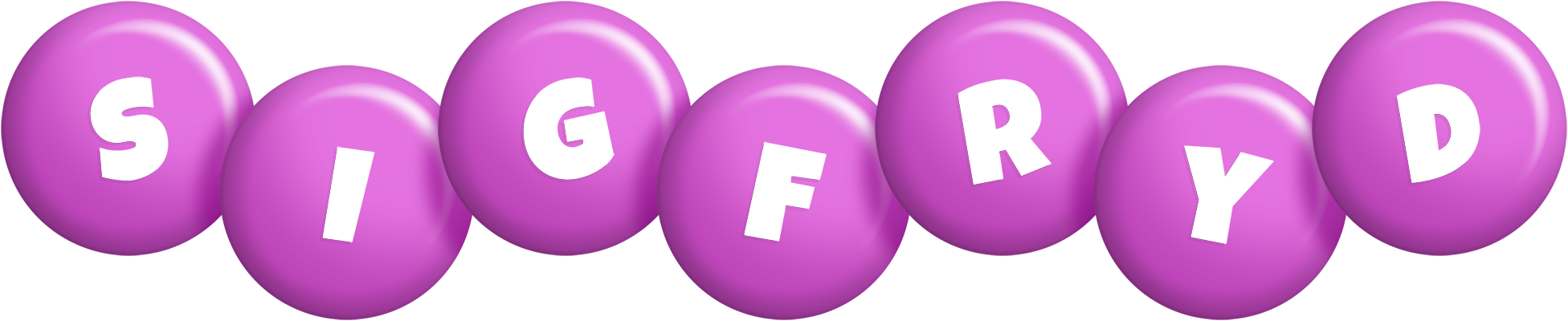 Sigfryd candy-purple logo