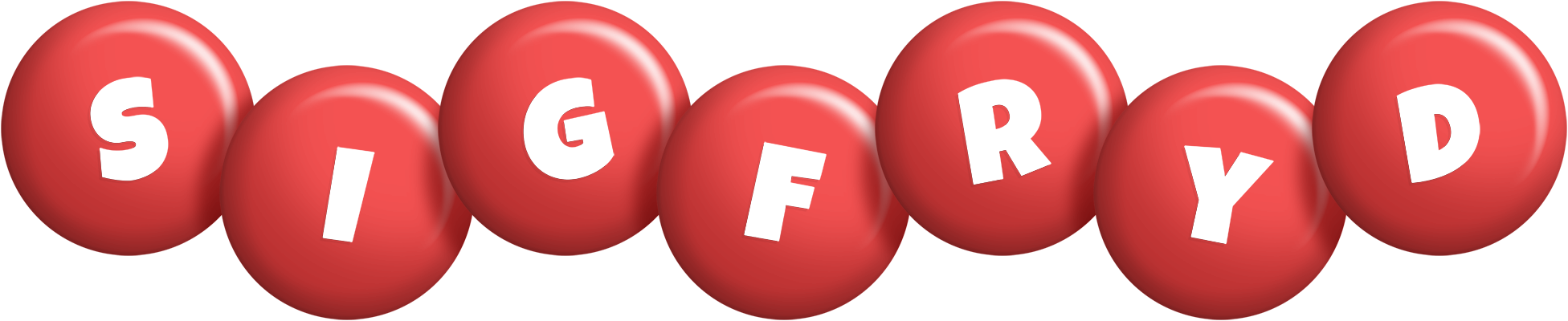 Sigfryd candy-red logo