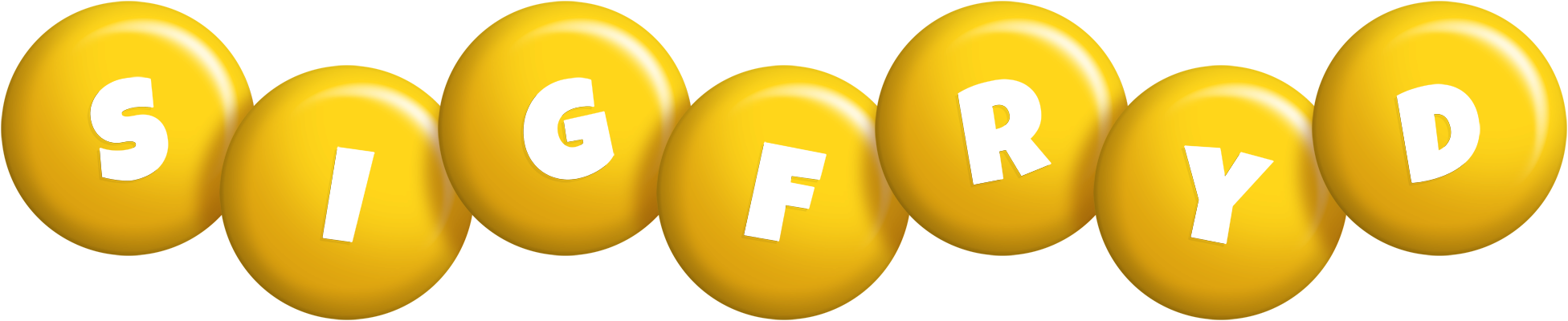 Sigfryd candy-yellow logo