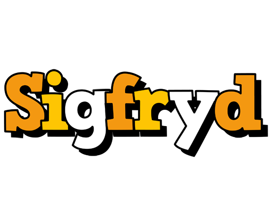 Sigfryd cartoon logo