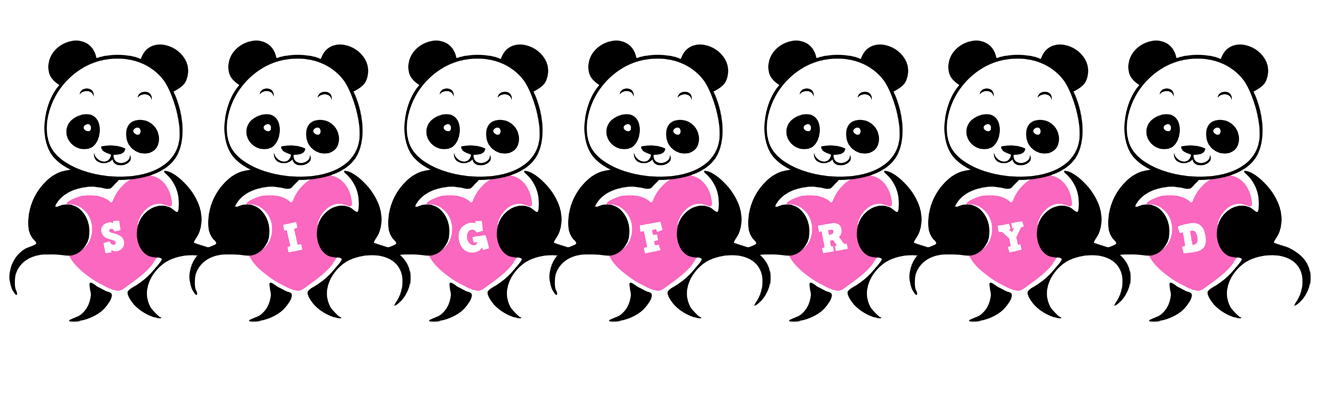 Sigfryd love-panda logo