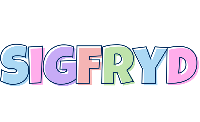 Sigfryd pastel logo