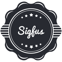 Sigfus badge logo