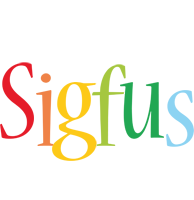 Sigfus birthday logo