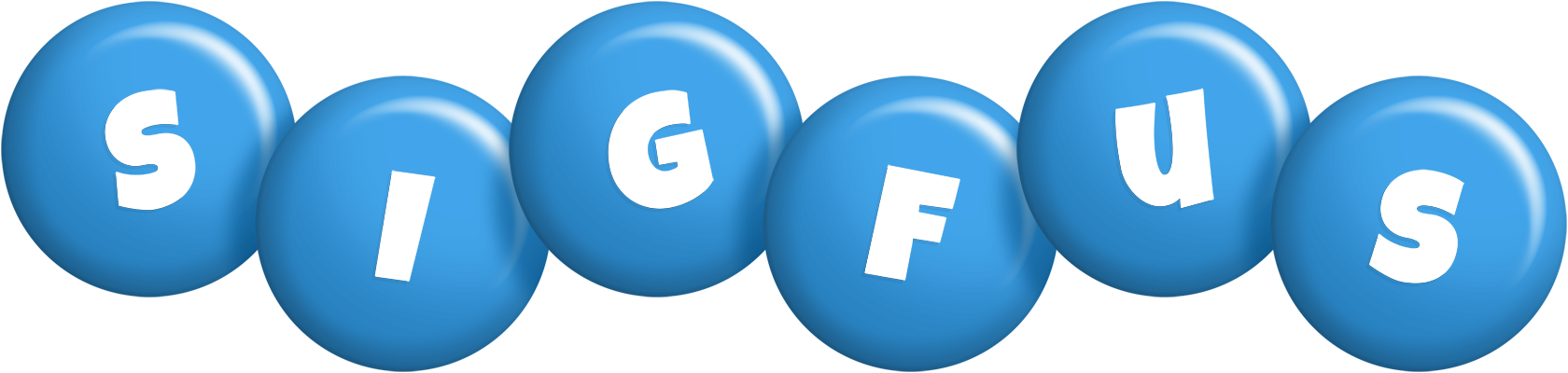Sigfus candy-blue logo