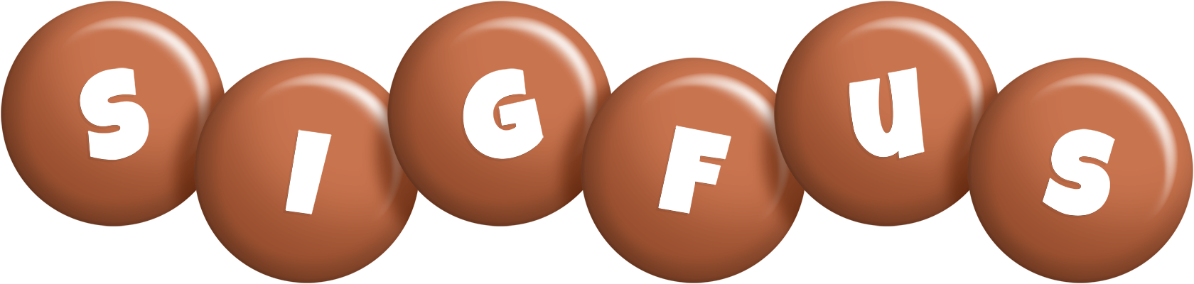 Sigfus candy-brown logo