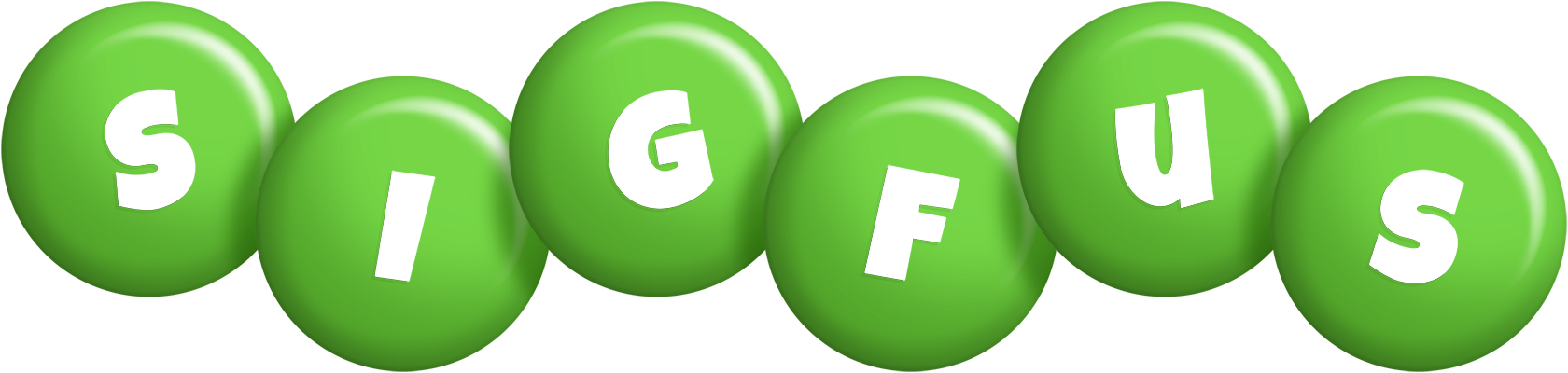 Sigfus candy-green logo